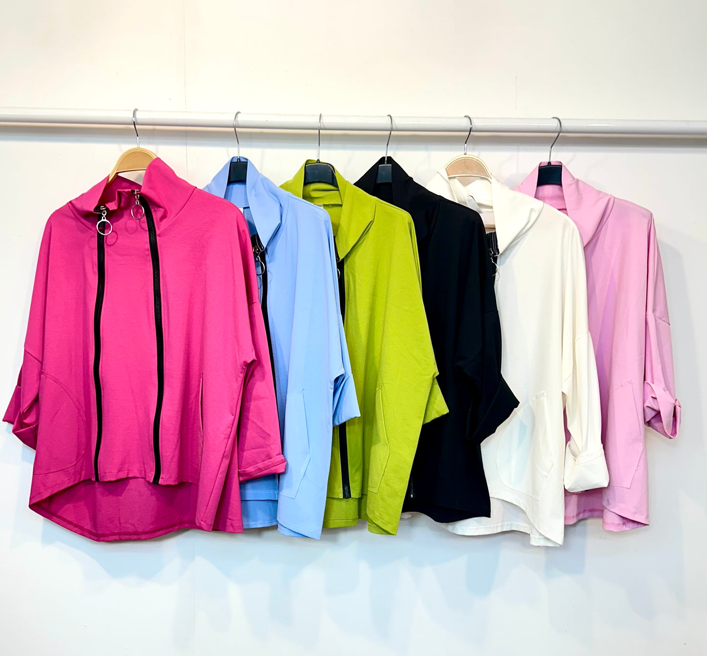 Chaqueta Dos Cremalleras Olivia