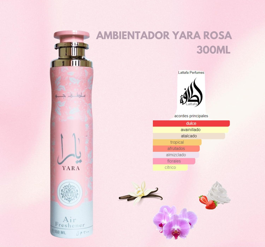 Ambientador Hogar Yara Rosa