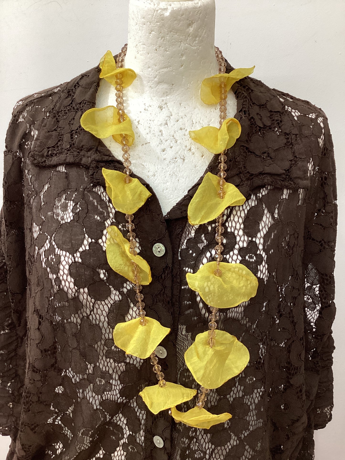 Collar Pétalos Cristal