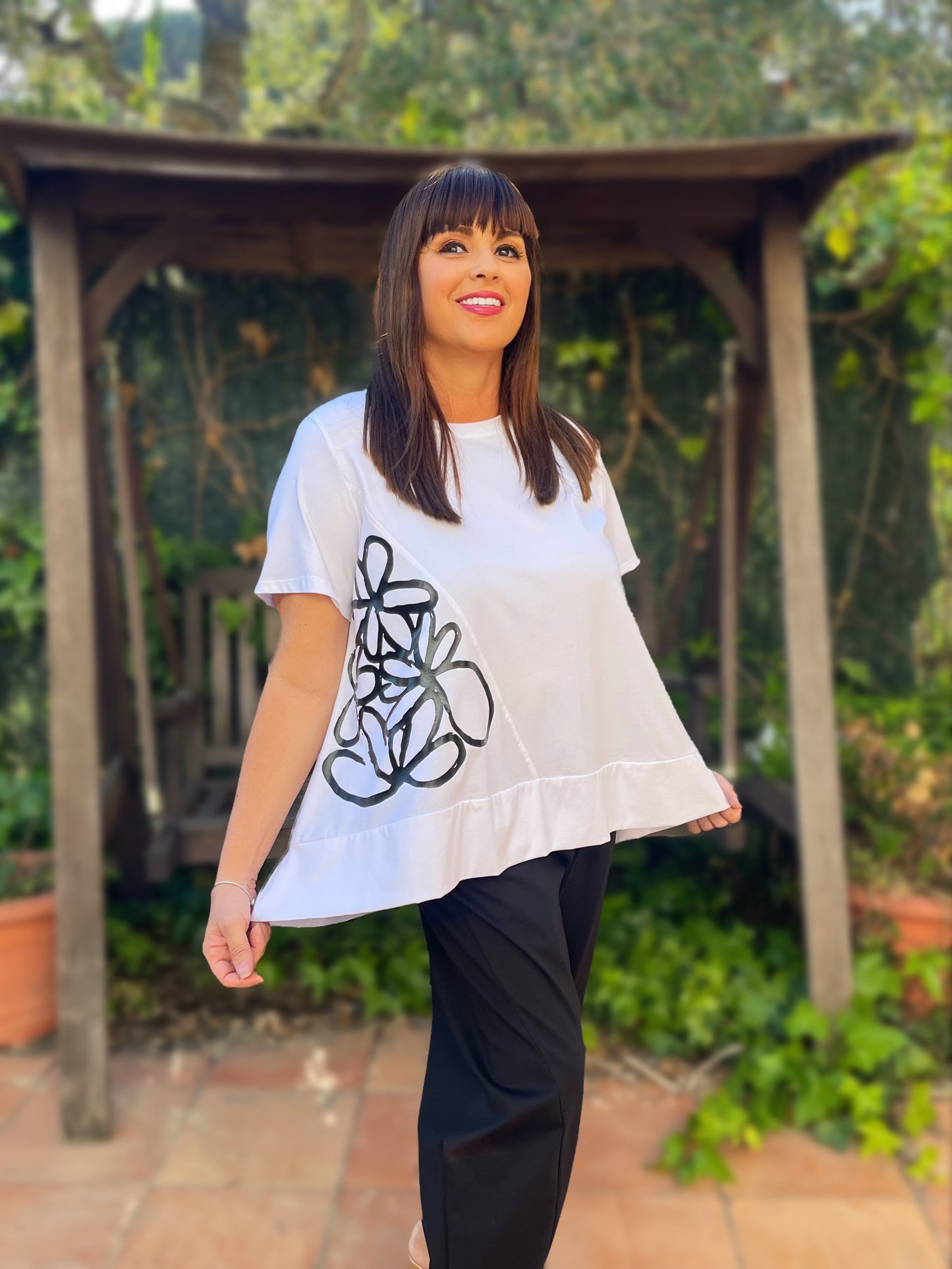Camiseta Flor 158C
