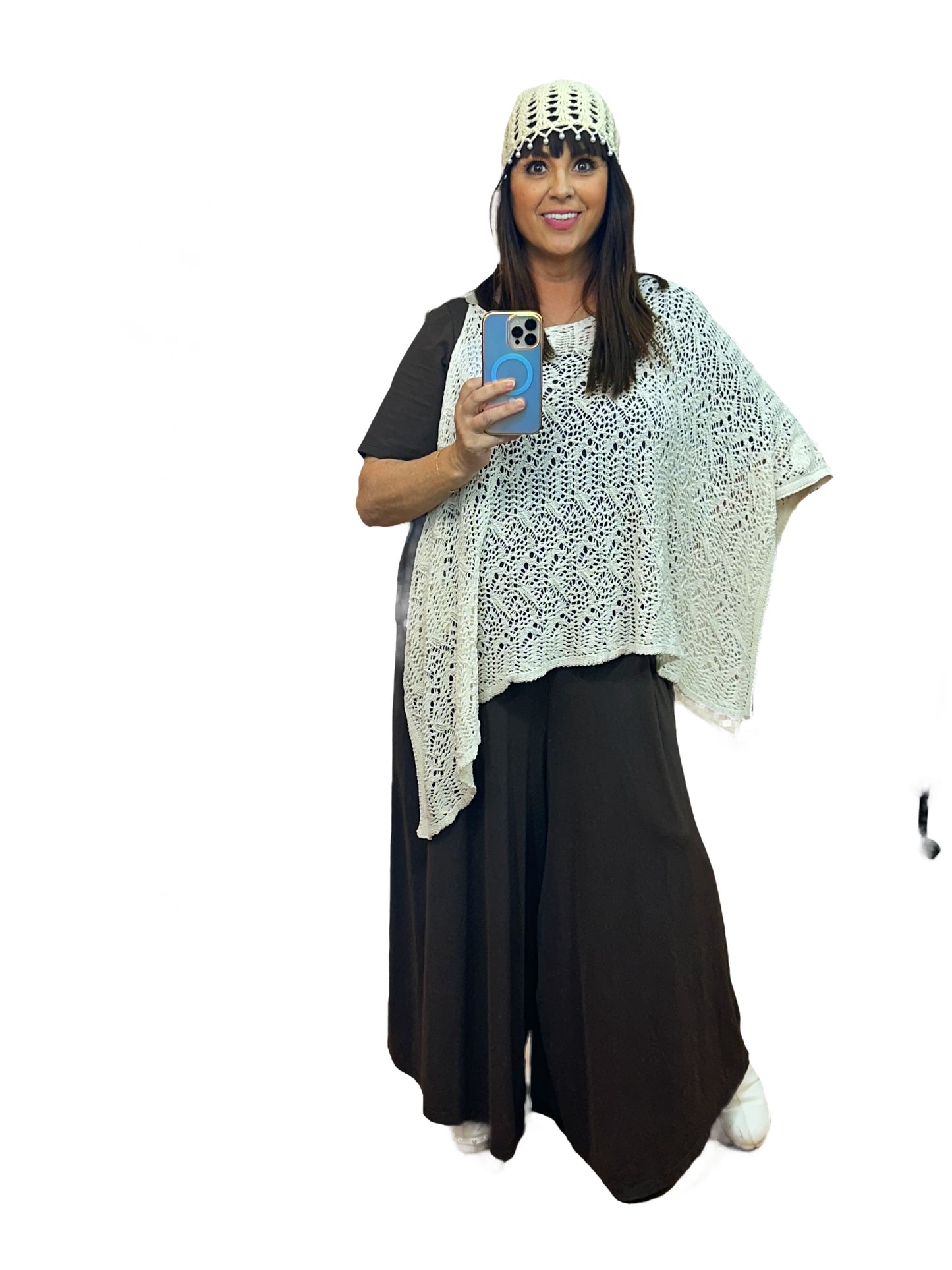 Poncho Crochet+ Colores