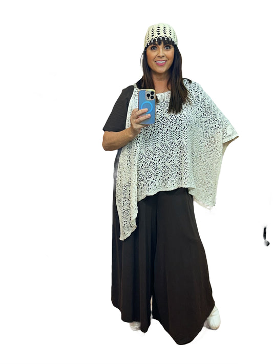 Poncho Crochet+ Colores