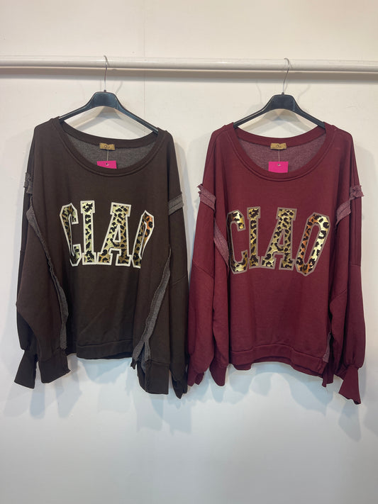 Sudadera Ciao