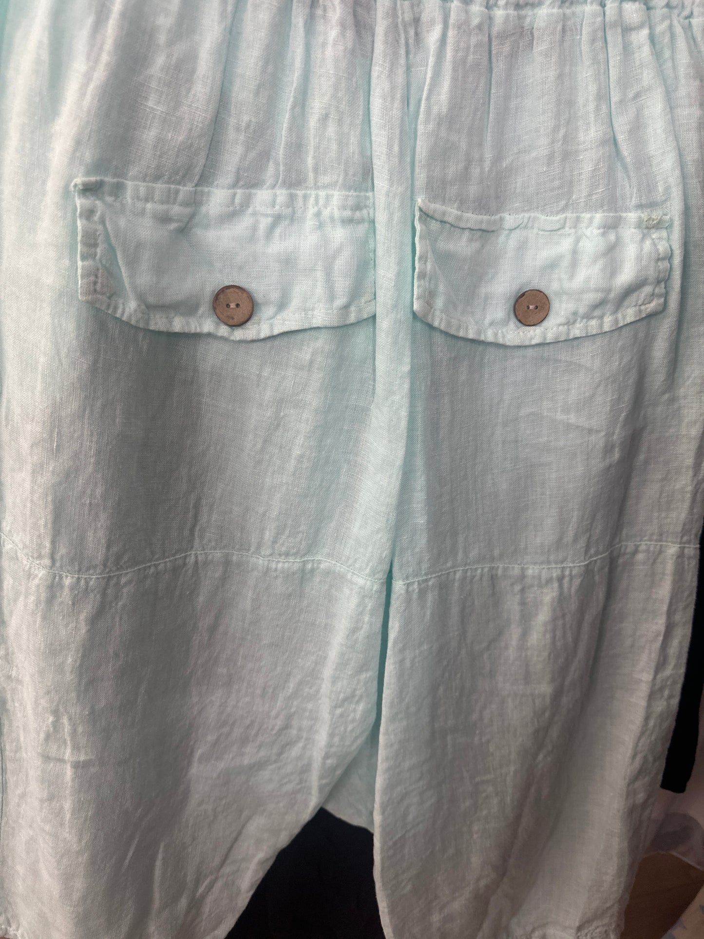 Pantalón Baggy De Lino+Colores