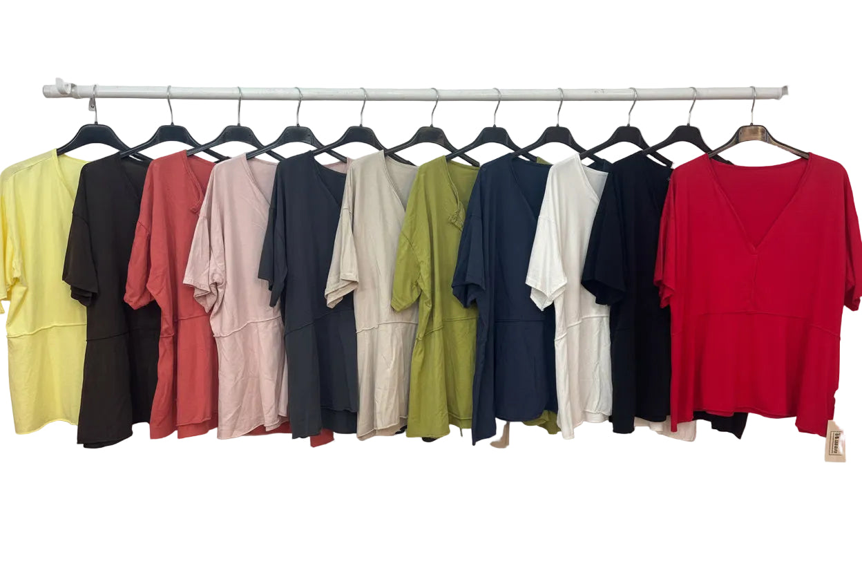 Camiseta Pilar Manga Corta+Colores