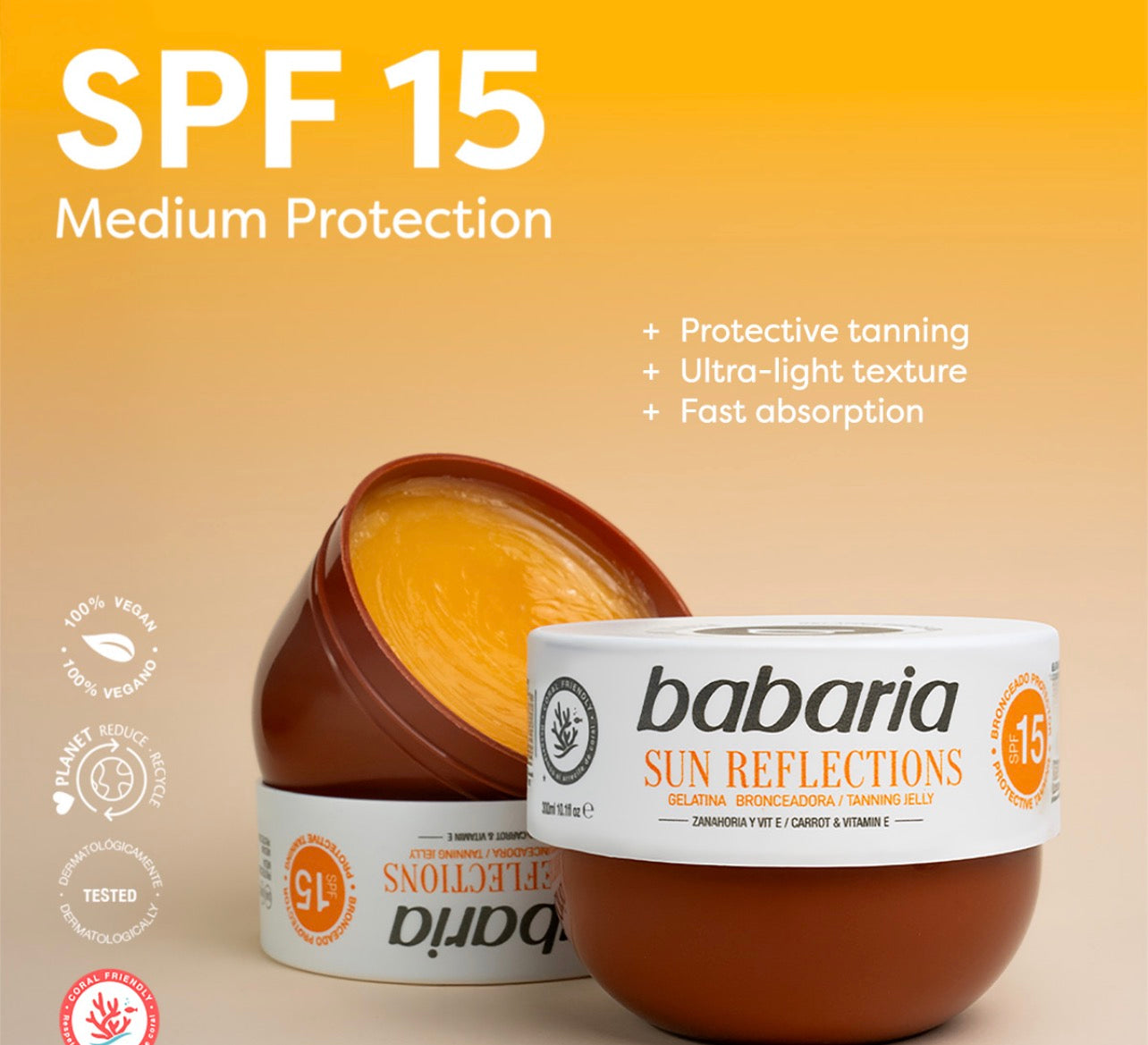 Gelatina Bronceadora Sun Reflections SPF15