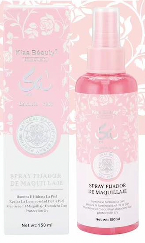 Spray Fijador de Maquillaje Yara Rosa